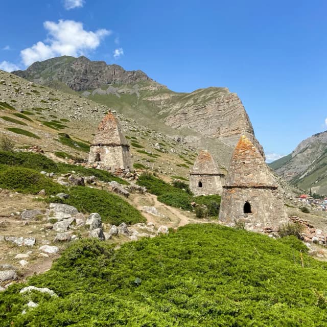 Верхняя Балкария (Город мертвых) — панорама