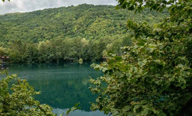 Голубые озера — панорама