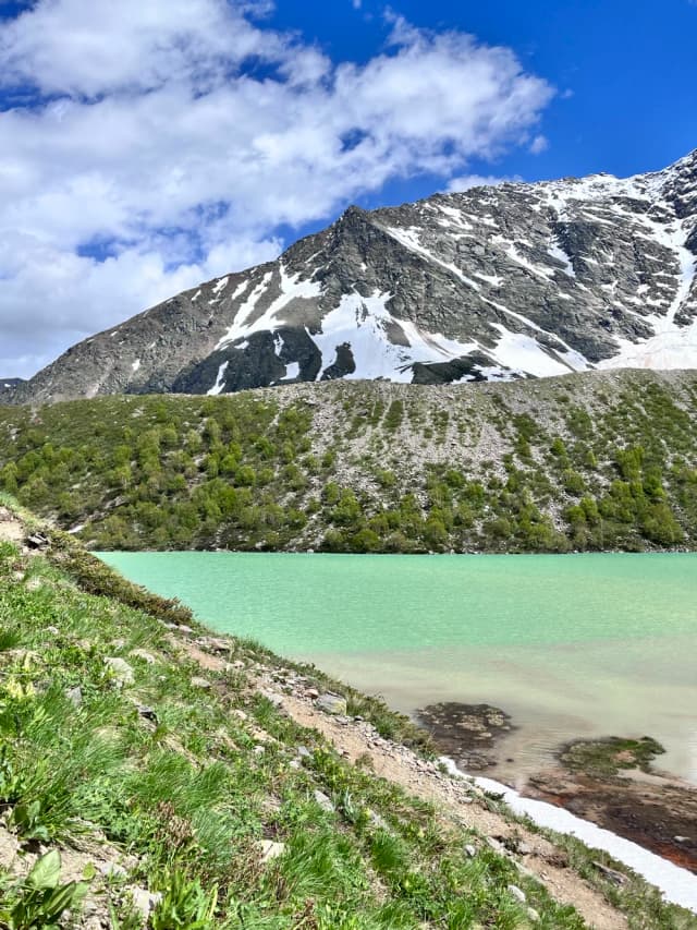 Озеро Донгуз-Орун-Кёль — панорама