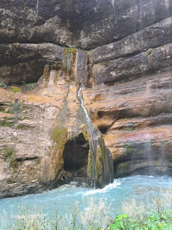 Чегемские водопады — панорама