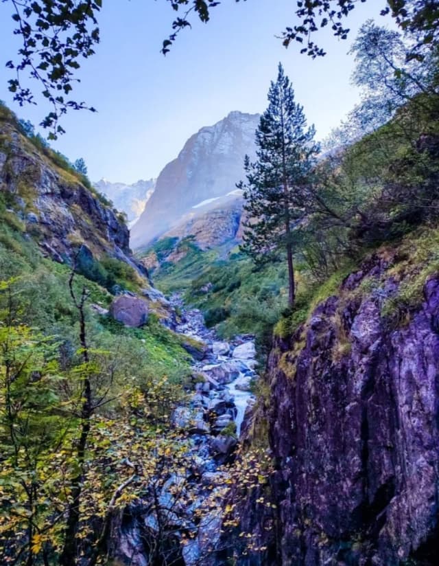 Ущелье Аманауз — панорама