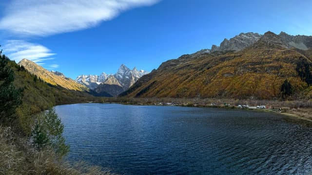 Озеро Туманлы-Кель — Домбай, главное фото