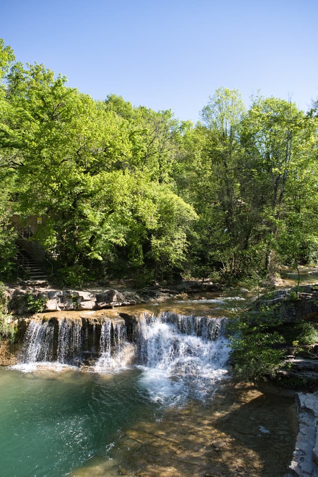 Водопады реки Жане
