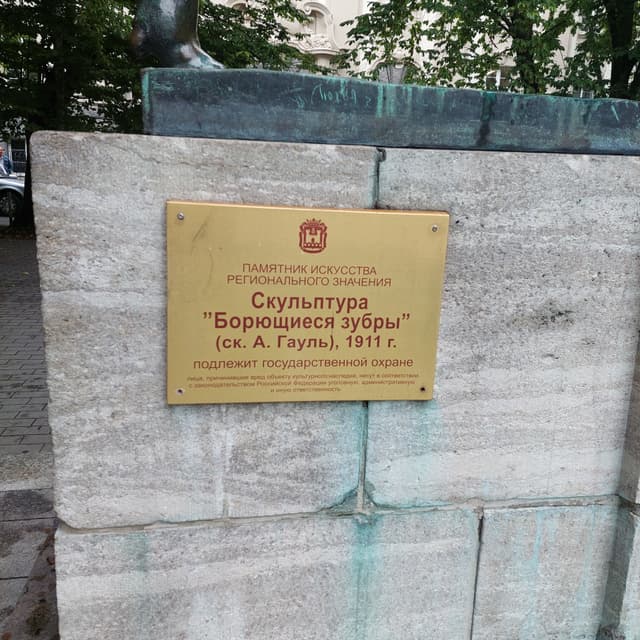 Борющиеся зубры