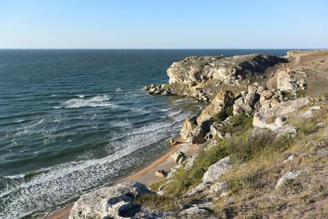 Чокракское озеро — панорама