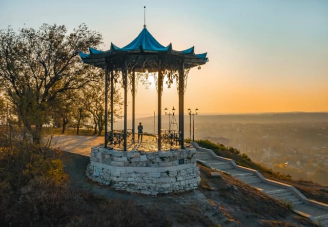 Китайская беседка — панорама