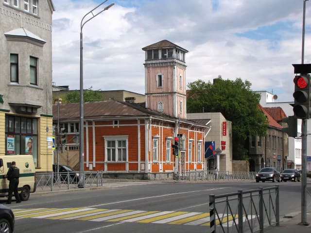 Пожарное депо с каланчой
