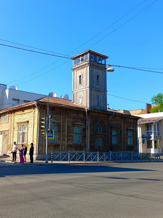 Пожарное депо с каланчой