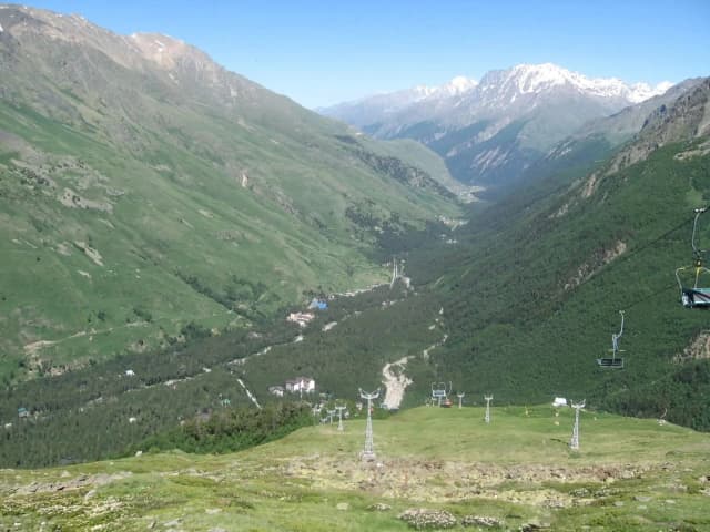 Гора Чегет 3700 м