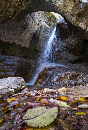 Водопад Кольцо (Фарныдон) — панорама