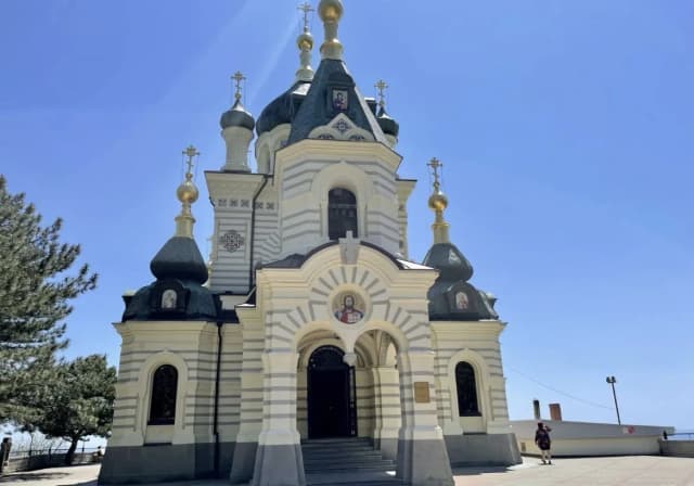 Форосская церковь (Храм Воскресения Христова) — панорама