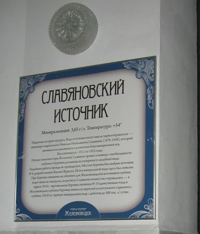 Славяновский источник в Железноводске — панорама