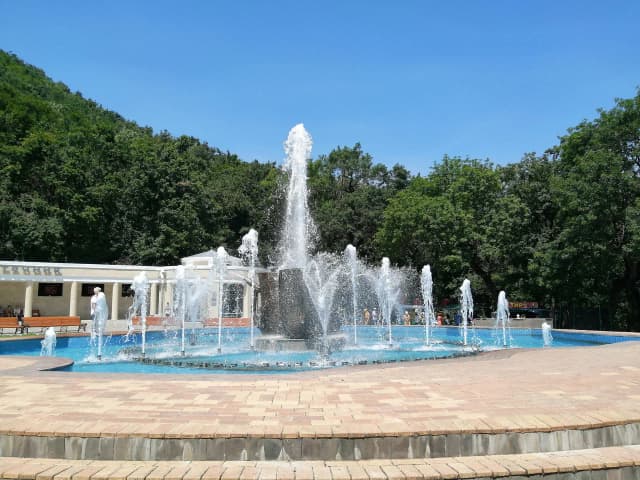 Смирновский источник в Железноводске — панорама