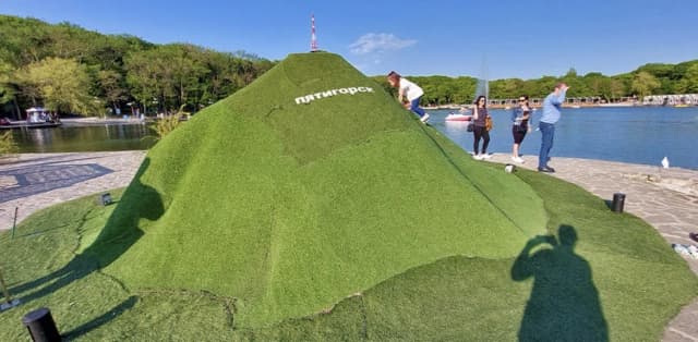Курортное озеро Тридцатка — панорама