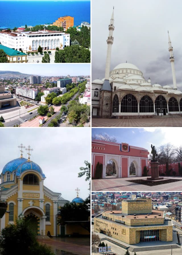 Махачкала — коллаж города