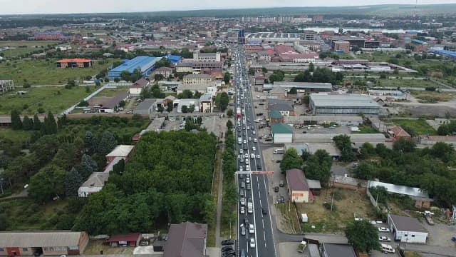 Назрань — вид сверху