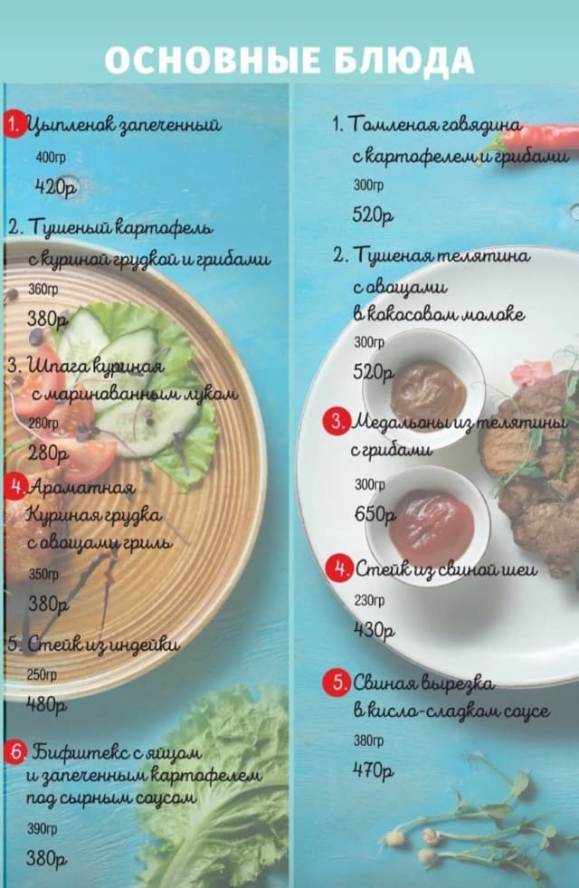 Семейное кафе Пятница