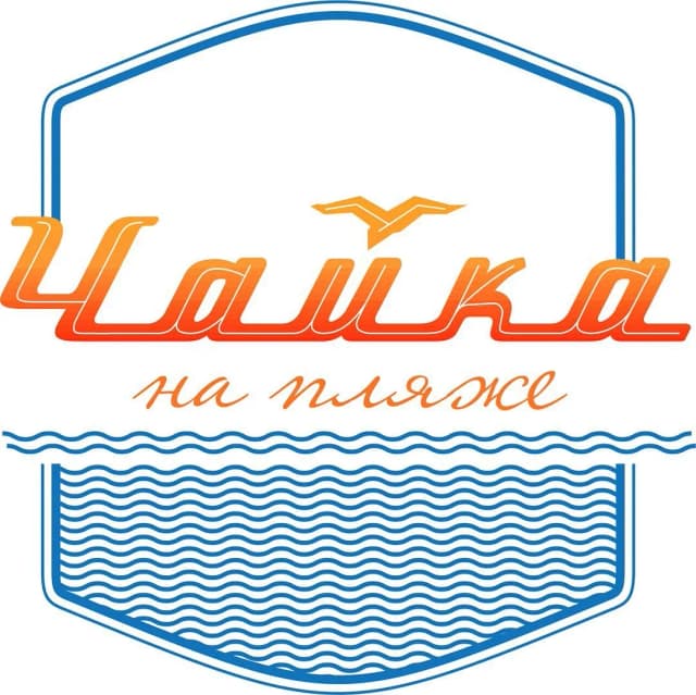 Чайка на пляже