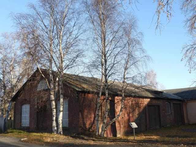 Здание одного из цехов Сорокского лесопильного завода
