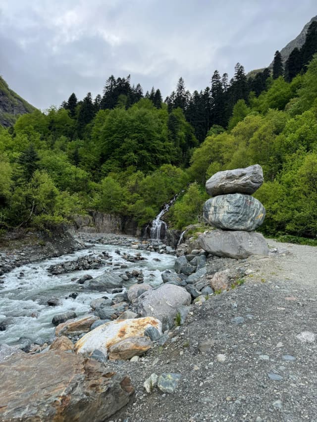 Водопад "Чертова мельница" — Домбай, главное фото