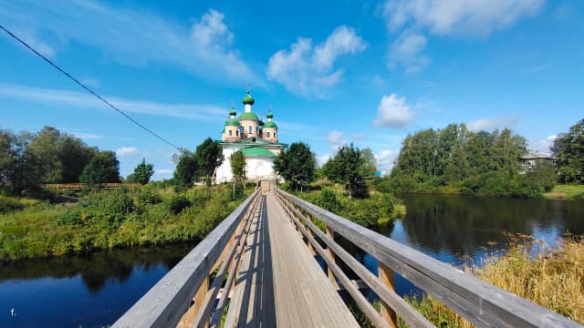 Фрагмент крепостного рва Олонецкой крепости