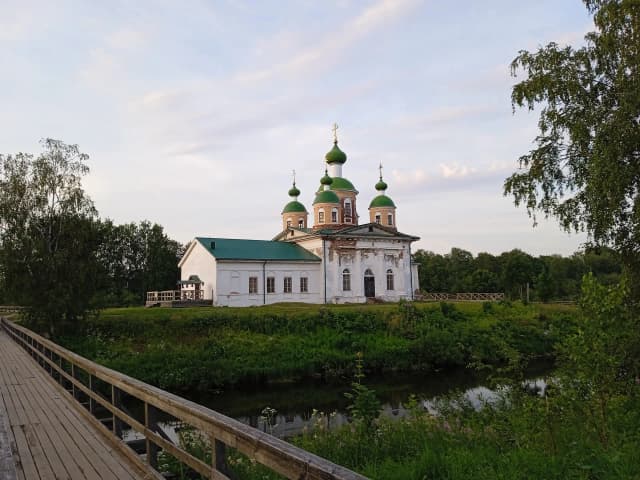 Фрагмент крепостного рва Олонецкой крепости