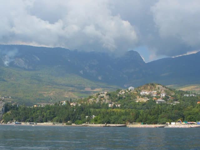 Гурзуф — вид с моря