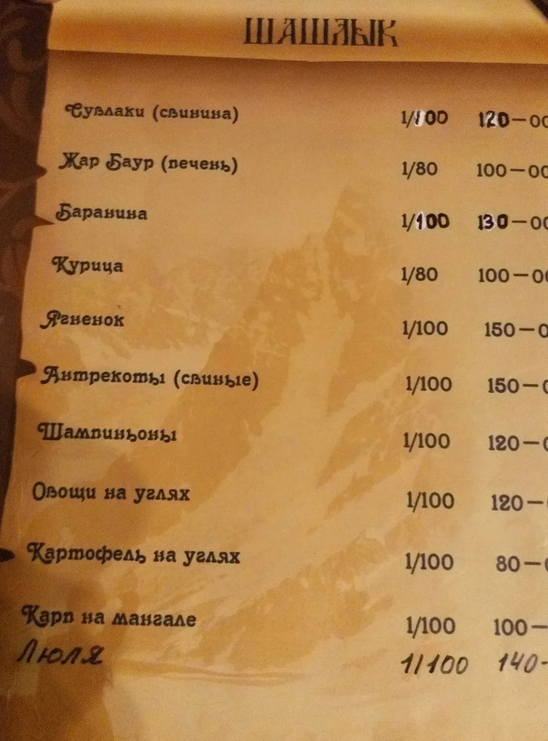 Кафе Осетинская Kухня